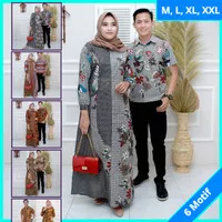 BATIK COUPLE KATUN PRIMA HALUS GAMIS MIX EMBOS ALL SIZE JUMBO 002