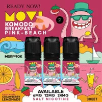 Komodo Breakfast Pink Beach Salt Nic 30ML by MOVI - Liquid