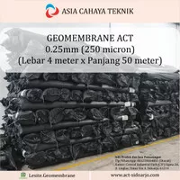 Terpal Tambak Geomembrane 0.25mm merk ACT Import