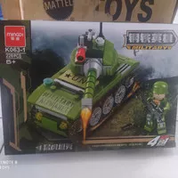Lego Military Tank Alphabet Brick MingDi