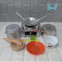 (Set 5-F) Alat Masak Mainan Masak Masakan Kitchen Set Kompor Mini Anak