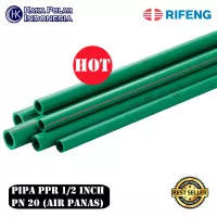 Pipa PPR 1/2 inch Air Panas Rifeng Hijau S2.5-D20 mm x 3.4 mm (4 m)