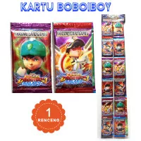 Kartu Boboiboy Trading Card 1 renceng 24 sachet - KARTU Boboiboy Rceng