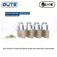 Gembok MASTER Key 60mm SLOCK Untuk Pintu Gudang / Toko / Kantor / Ruko