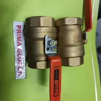 Ball valve kitz 11/2 inch kuningan 400wog/stop kran air.