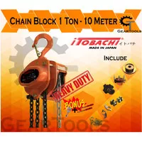 Chain Block 1 Ton 10 Meter - Itobachi