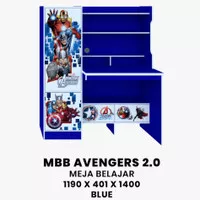 Olympic Meja Belajar Anak MBB Avengers Karakter Avenger Tulis Kayu