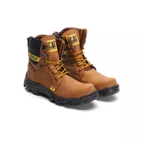 SEPATU BOOTS CATERPILLAR TRACKING PAJERO SAFETY UJUNG BESI original