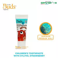 BUDS TOOTHPASTE WITH XYLITOL STRAWBERRY (1-3 Tahun)