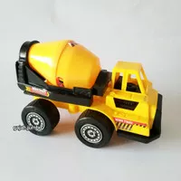 Mainan Mobil MIXER Truck Molen Pengaduk Semen Alat Berat Konstruksi