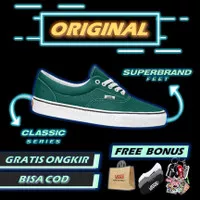 Vans Era Bistro Green Canvas Classic Original Sepatu Vans Original