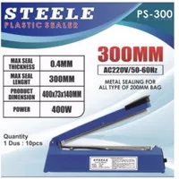 Alat Pres Plastik 30 cm I Impulse Sealer PFS300 Mesin Las 30cm PFS-300