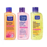 Clean & Clear Face Wash 100ml Sabun Cuci Muka 100 ml - Natural Bright