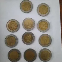 uang logam kuno..Rp.1000.kelapa sawit