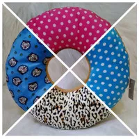 [40 cm] Bantal Boneka Donut Ful Motif Karakter || Bantal Donat lucu