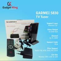 TV TUNER EXTERNAL GADMEI 5830 High resolution TV Tuner untuk Monitor C