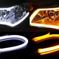 Lampu LED DRL ALIS Flexibel 60cm Dua Warna / ISI 2 PCS