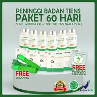 Obat Peninggi Badan Tiens Paket 60 Hari Dewasa 6 Susu NHCP+ 6 Zinc