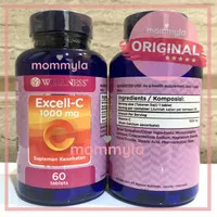 Wellness Excell C 1000mg (60) Vit C 1000 mg Buffered Antioksidan Imun