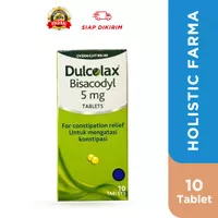DULCOLAX TABLET 5 mg (Box isi 10 tablet) | Mengatasi Sembelit / Susah