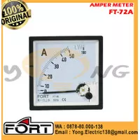 Ampere meter FORT / FT-72A / 0 - 150A/300A / VIA CT /5A CLASS 1.5