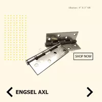 4" X 3" INCH SN AXL - ENGSEL PINTU / ENGSEL JENDELA TEBAL AXELL