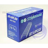 Isi Staples Karton Strongman 3515 ( 1 karton = isi 12 box biru )