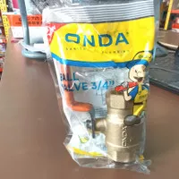 BALL VALVE Stop Kran Onda 3/4 In Inc Inch 3/4 3/4Inch 3/4Inc Kuningan