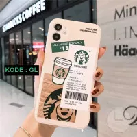 Case Realme 5 5i 6 7 8 9 10 PRO Square Edge Soft Case Starbucks GL - Realme 5/5i