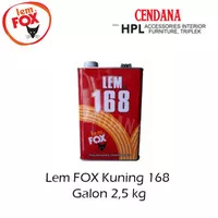 Lem FOX Kuning 168 GALON 2.5 Kg