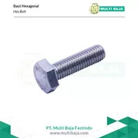 Baut Segi 6 Stainless Steel 316 M10 - 1.5 x 50 FT (Hexagon Bolt)