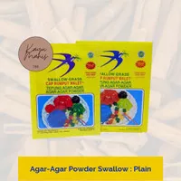 Agar-Agar Powder Swallow Grass Plain Putih 7gr