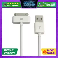 Kabel Charger Apple 30 Pin to USB Cable Data iPhone, iPad, iPod Jadul