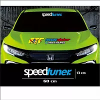 sticker kaca depan mobil sticker speedtuner