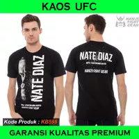 Kaos UFC Nate Diaz Hanzo Fight Gear / T shirt Nate Diaz UFC / Baju UFC