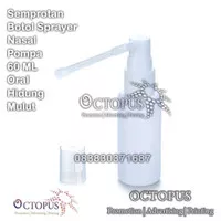 Semprotan Hidung Sprayer Nasal Pompa 60 ML Oral Hidung Mulut PANJANG