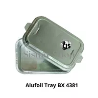 Alumunium Foil Tray BX 4381 / Aluminium BX-4381 Kotak Makan + tutup