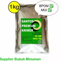 Krimer Santos Hijau Premium Non Dairy Creamer 1000gr EC 30E Repack 1kg