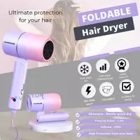 Hair Dryer with Ion - Pengering Rambut dengan Ion - Foldable