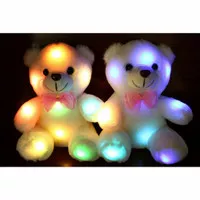 Trystan. Mainan anak Boneka beruang LED dan Bersuara free baterai