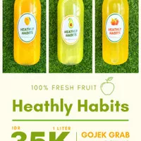 Jus Buah Segar/ Jus Buah Premium Healthy Habits 1L