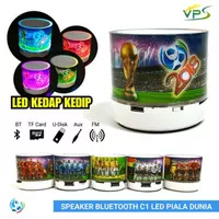 SPEAKER BLUETOOTH MINI LED C1 SEPAK BOLA PIALA DUNIA PORTABLE SPEAKER