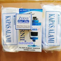 Paket Zernii Filter Air Kapas Refill Karbon Isi Ulang Hemat Murah Asli