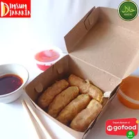 dimsum lumpia ayam isi 5 pcs / dimsum lumpia kulit tahu dimsum halal