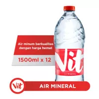 VIT Air Mineral Botol 1500ml (12 btl/dus)