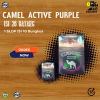 Rokok Camel Active Purple Mint Isi 20 Batang - 1 Slop Isi 10 Bungkus