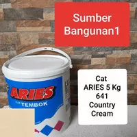 Cat Tembok ARIES 5 kg Country Cream 641 cat dinding triplek murah