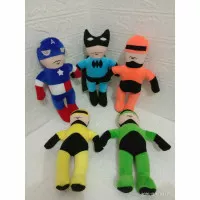 Boneka Batman / Boneka Kapten Amerika / Boneka Power Ranger - Power Ranger