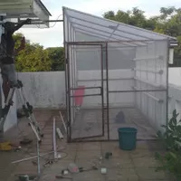 Mini greenhouse ukuran 2mx3m