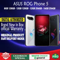 ASUS ROG PHONE 5 128 8GB/128GB 256GB 512GB RAM 12GB SD 888 RESMI INDO